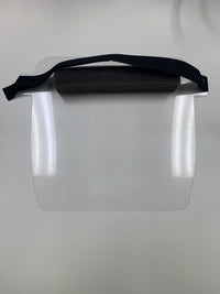 Personal Protective Face Shield - Splash Barrier, Reusable - Adjustable Elastic Strap