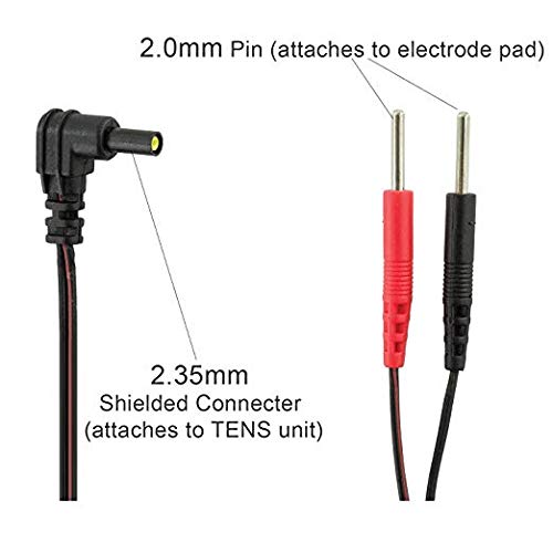 BodyMed 45-Inch Replacement Lead Wires, 2 per Pack